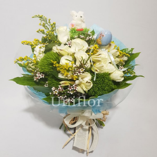 Bouquet Pascoal Azul