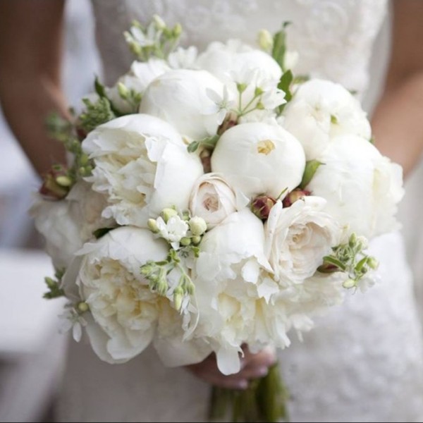 Entrega de Bouquet de Noiva Paeonia para Casamentos